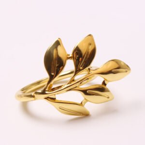 Gold Leaf Napkin Ring