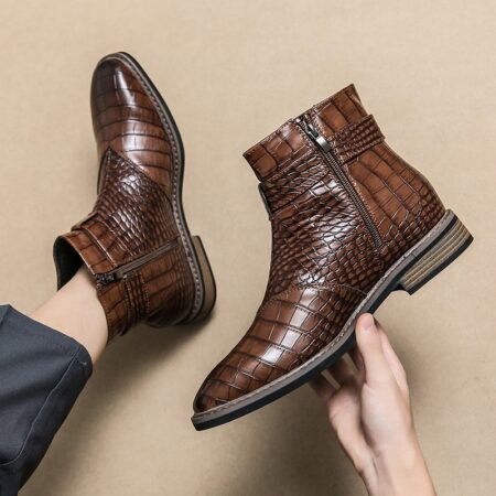 Men's Snakeskin Boots
