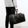 Pu Leather Duffel Bag For Travel