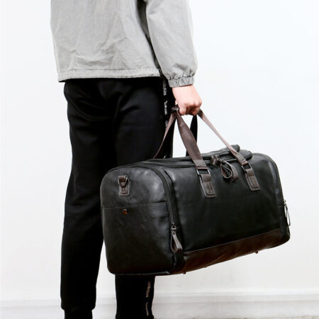 Pu Leather Duffel Bag For Travel