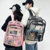 Transparent PVC Student Schoolbag