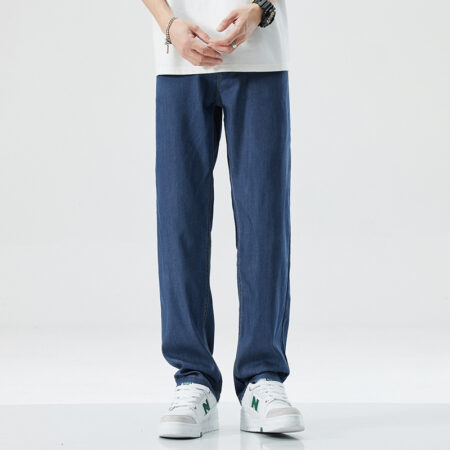 Men's Straight Ice Silk Leisure Jeans