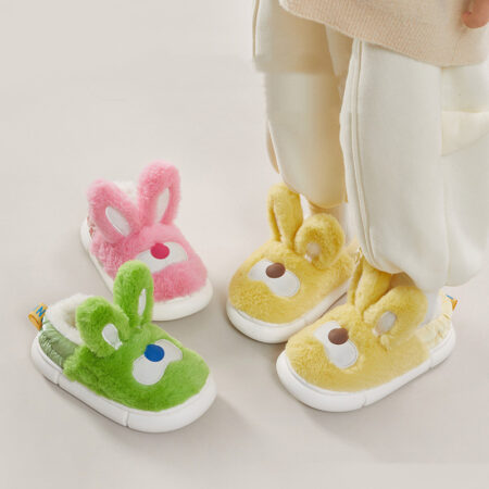Rabbit Children’s Cotton Slippers