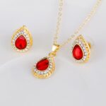 Multi-Color Jewelry Three-Piece Set