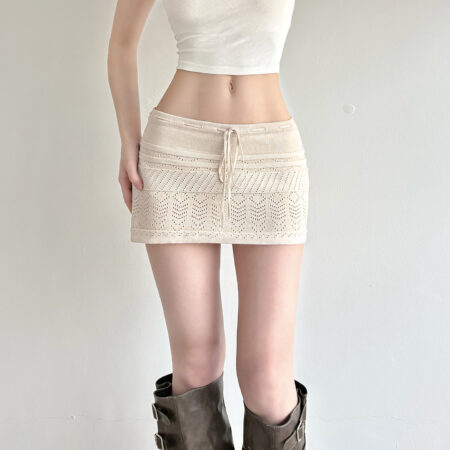 Lace-up Skirt for woman