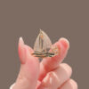 Cute Sailing Pin Anti-exposure Brooch